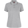 0523 Contrast polo shirt | stretch | Women