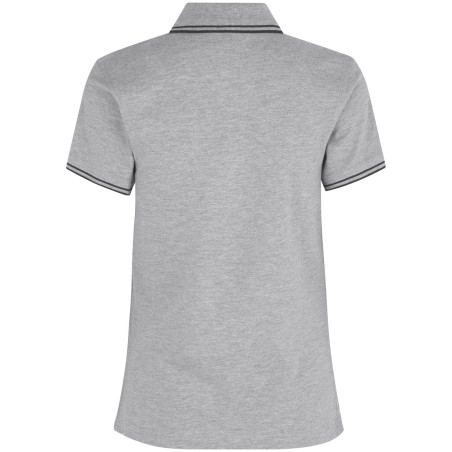 0523 Contrast polo shirt | stretch | Women