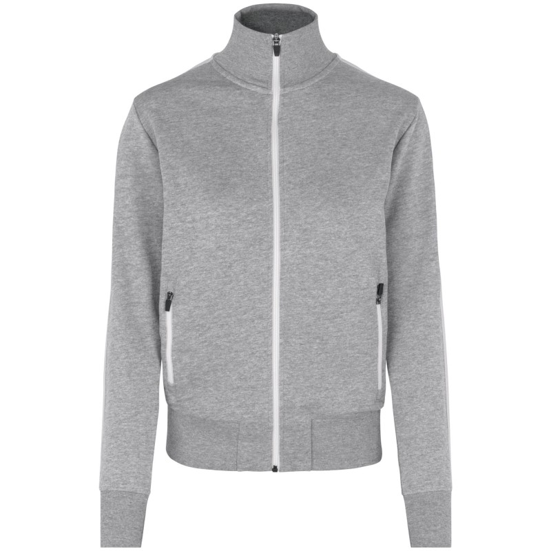 0627 Sweat cardigan | contrast | Women