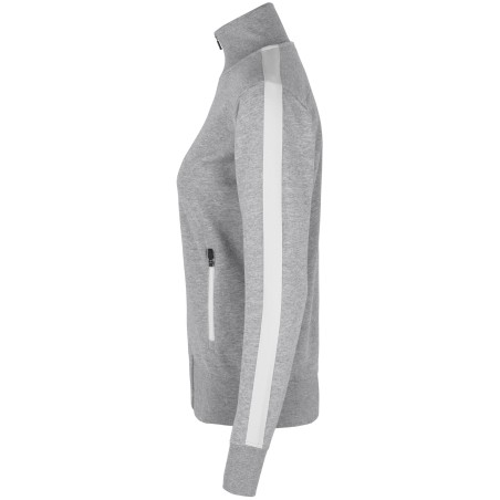 0627 Sweat cardigan | contrast | Women