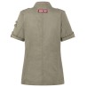 RCJF 14 SHORT-SLEEVED LADIES CHEF JACKET DENIM-STYLE