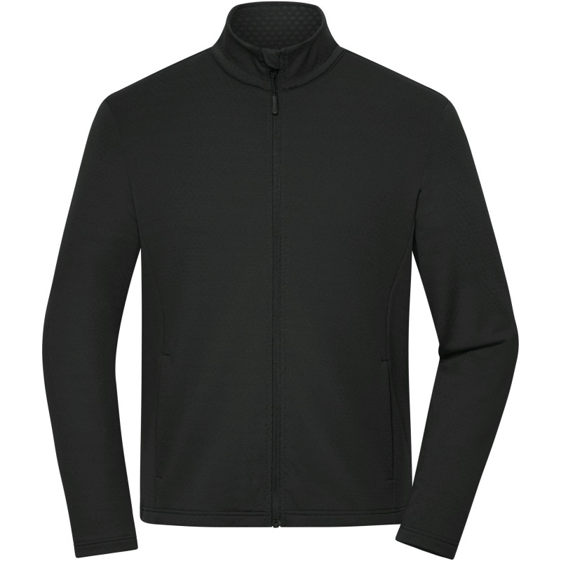 JN1388 Men's Sports Structured Fleece Jacket