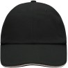 MB6112 6 Panel Raver Sandwich Cap