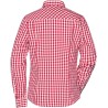 JN616 Ladies' Checked Blouse