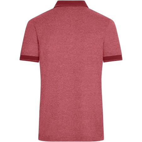 JN706 Men's Heather Polo