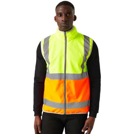 TRS257 Pro Hi-Vis Zip Collar Vest